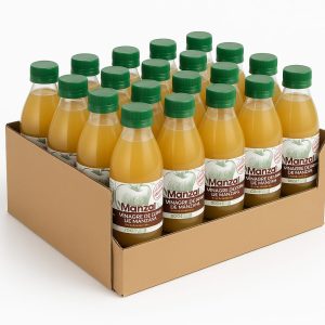 Caja x24 Vinagre de Sidra de Manzana Manzal 280 ml ¡Paga 18 y lleva 24! – Envío GRATIS