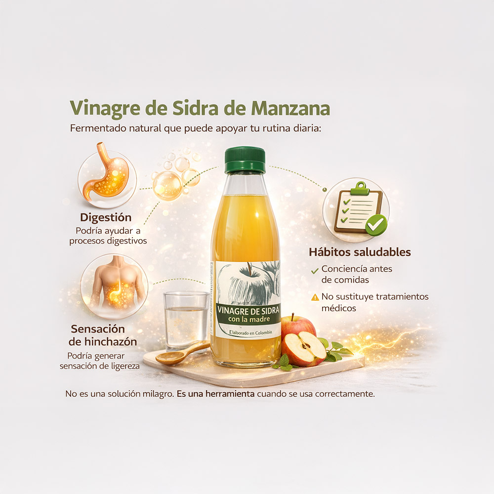 Para-qué-sirve-el-vinagre-de-sidra-de-manzana-Vinagre-Manzal Para qué sirve el vinagre de sidra de manzana